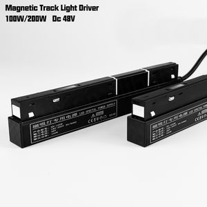 Système de rail magnétique d'usine, éclairage sur rail LED 100W 200W 48V, alimentation à découpage à tension constante pour LED à aspiration magnétique - Product Image 1