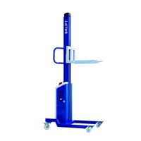 Gerbeur Électrique Brlift 150 kg à Double Fourche, Télécommande Sans Fil, Mini Chariot Élévateur Portable à Mât Unique pour Logistique, Nouveau Modèle 1