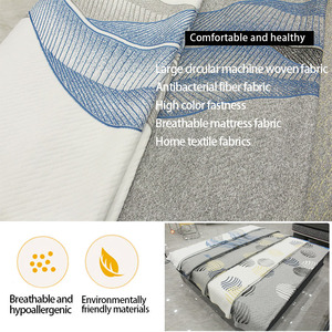 Spunlace không dệt vải nệm vải dệt kim Jacquard cho đồ nội thất giường không dệt CuộN Poly lưới vải - Product Image 2