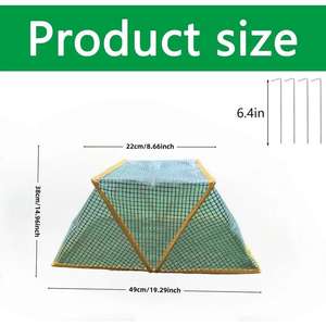 Couverture pliable pour bacs de jardin surélevés, protection pour plantes et serres, accélérateur de croissance des plantes - Product Image 5