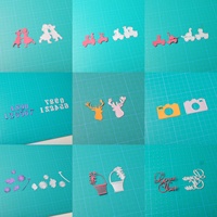 Matrices de découpe en métal de conception personnalisée, gabarit de gaufrage en acier au carbone, pochoirs en métal pour le scrapbooking et la fabrication de cartes