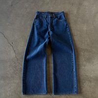 Fabricants de vêtements personnalisés Jeans Baggy Pantalon ample en jean Vintage Lavé Pantalon de survêtement à jambes larges Streetwear Jeans Hommes