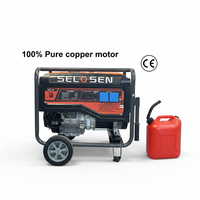Générateur d'énergie SELOSEN 10000w, générateur 10kva 220v 380v, alternateur, générateurs à essence 10kw, générateur à essence portable
