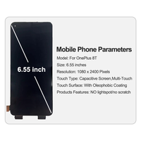 Écrans LCD pour téléphone portable pour Oneplus 8T Écran LCD de remplacement pour Oneplus 8T Écrans pour Oneplus 8T Écran en gros