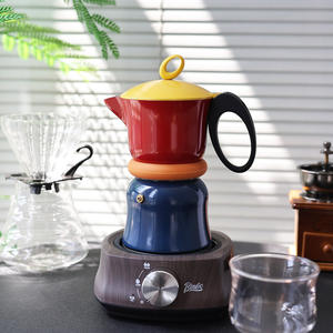 Cafetière élégante Moka French Press Pot de cuisine portable Machine à expresso Moka Pot Mokapot Business Feature - Product Image 1