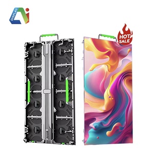 P2.5 trong nhà 500x500mm Màn hình LED Tủ ngoài trời không thấm nước Phim Led video tường quảng cáo cho thuê thanh hiển thị DJ nền - Product Image 5