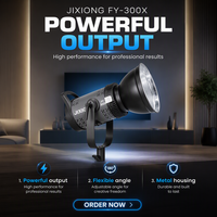 FY-300X 300W Projecteur vidéo LED en alliage d'aluminium, contrôle par application, CRI élevé Ra96, température de couleur réglable, prix usine de gros