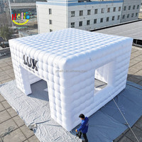 Tente carrée gonflable blanche de chapiteau de tente gonflable hermétique commerciale de cube pour l'événement de noce
