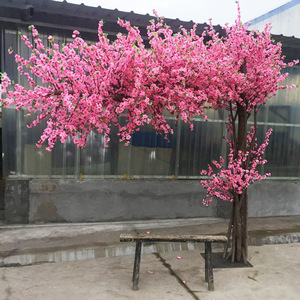 Plantes et arbres artificiels Vente directe d'usine Grand <span class=keywords><strong>cerisier</strong></span> <span class=keywords><strong>en</strong></span> fibre de verre renforcée pour décorations de mariage pour Noël - Product Image 5