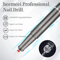 WELLSTRY Nieuwe Aanwinst Touchscreen Design USB Pen Vorm Draagbare Roestvrijstalen Manicure Pedicure E-File Set 40000RPM Nagelboor