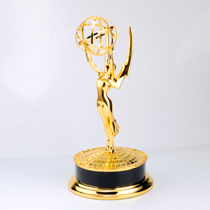 Médailles et trophées sportifs en métal galvanisé plaqué or vierge personnalisé à bas prix avec emballage en boîte vente en gros - Product Image 2