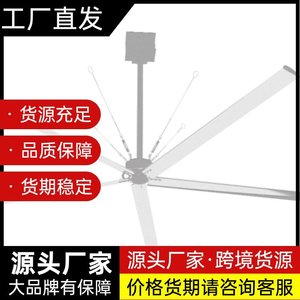 Ventilador de Techo Centrífugo Industrial Wan Xin de 7.3m, 380V, Imán Permanente, Accionamiento Directo, Silencioso y de Ahorro de Energía - Product Image 2