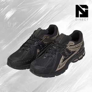 New Balance 1906r Noir Or Chaussures de course respirantes en maille à lacets pour hommes - Product Image 2