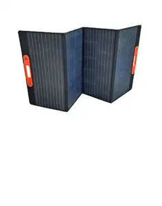 Painel dobrável fornecedores 200w vidro melhor 100w ao ar livre mini 15w para motorhomes 12 volts saco mono dobrado painéis solares flexíveis