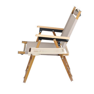 Chaise longue pliante de camping Kermit avec porte-gobelet, structure en aluminium léger pour l'extérieur - Product Image 6