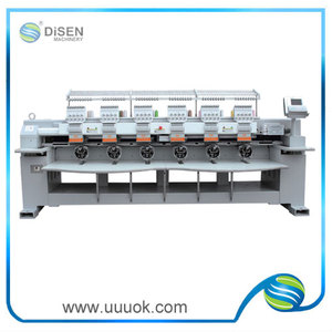 เครื่องปักคอมพิวเตอร์หัวปักหกหัว ยี่ห้อ Dahao ระยะห่างหัวปัก 330 มม. ความเร็ว 250-700 รอบต่อนาที สำหรับปักหมวกและเสื้อยืด - Product Image 4