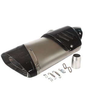 Pot d'échappement de moto, compatible avec GSX250R, Ninja 250, CFMoto NK250SR, Benelli Leoncino250, accessoire de modification, silencieux d'échappement - Product Image 6
