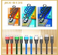 Cable Multifunción Tipo-C de Carga Rápida 6A con Velocidad de Datos de 15x2c, Marca Wonderful Class Super Fast 1M Noodles