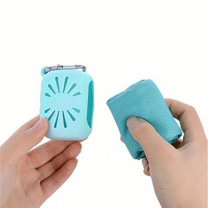 Mini Bolsa de Microfibra de Silicona de Secado Rápido para Gimnasio, con Logotipo Personalizado, para Toalla Deportiva Suave - Product Image 1