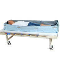 Lit d'hôpital pliable en métal ABS de classe I Hibuddy avec garantie de 3 ans pour les centres de bain et de soins infirmiers pour personnes âgées Rangement facile