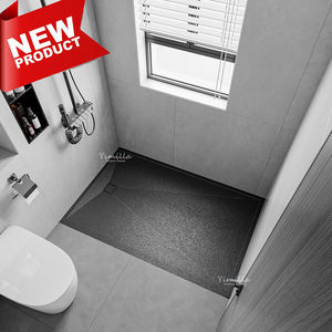 Panneau de douche intégré sur mesure toutes tailles, cabine de douche antidérapante avec base de douche et drain - Product Image 2