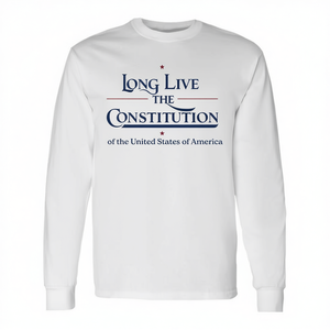 Camiseta de manga larga con estampado de Larga Vida a la Constitución de los Estados Unidos de América - Product Image 2