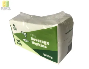 Cheap Rushed Factory Direct Wholesale beverage napkin suppliers 3ply paper napkin table paper