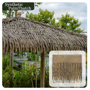 Atap Daun Palem Sintetis Tahan Api - Daun Palem Buatan Tahan UV & Tahan Air untuk Gubuk, Payung, dan Atap - Product Image 1