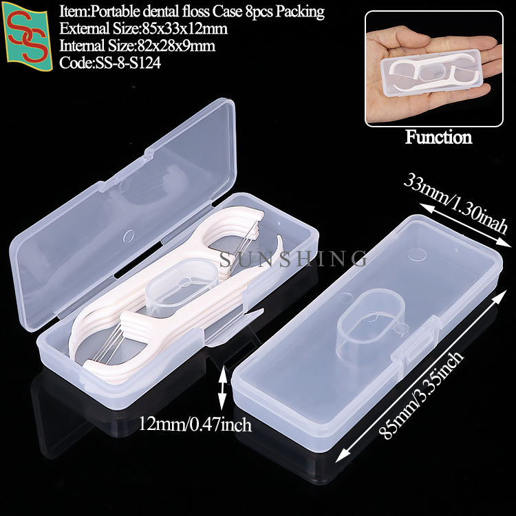 S124&nbsp;:&nbsp;85x33x12mm-Boîte de fil dentaire