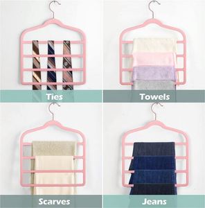 Cintres à pantalons et shorts en velours multiples, gain de place pour le rangement de vêtements dans le placard - Product Image 2