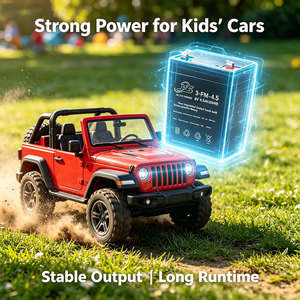 Batterie al Piombo Sigillate 6V 4.5Ah a Valvola Regolata (<span class=keywords><strong>LA</strong></span>) per Auto Giocattolo Elettriche, Altoparlanti da Esterno, Porte Avvolgibili, Luci di Emergenza - Product Image 3