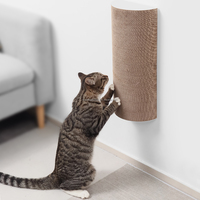 Gratte-chat en papier ondulé Post Scratcher mural pour chat Scratcher de meubles pour chats