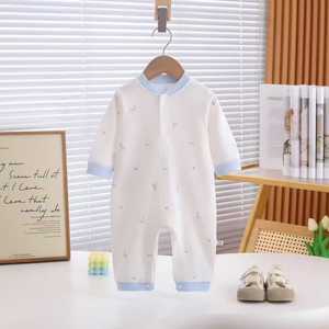 <span class=keywords><strong>Abbigliamento</strong></span> per neonati in cotone sottile, senza cuciture, morbido, per maschi e femmine, confortevole. - Product Image 5