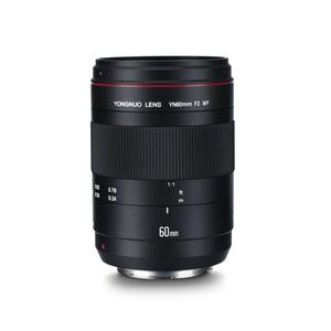 YONGNUO — objectif Macro yn 60mm F2 MF pour appareil photo réflex DSLR, compatible avec les modèles 700D, 70D, 650D, <span class=keywords><strong>750D</strong></span>, 1200D, 6D, mark II, 5D, mark II, Canon - Product Image 4