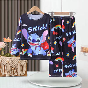 Set Pigiama Cartoon per Bambini, Abbigliamento Casual Stampato per Ragazzi, Pigiami Carini per Ragazze, Homewear a Maniche Lunghe per Neonati, Pigiami Autunnali per Bambini - Product Image 1