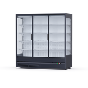 Réfrigérateur commercial vertical avec porte vitrée, vitrine réfrigérée pour boissons, boissons gazeuses, vitrine pour magasins - Product Image 2