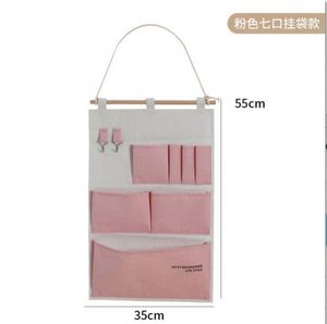 Traditional Design Cotton and Linen Dormitory Home Hanging Bag Door Bedside Mobile Phone <b>Storage</b> - Product Image 5