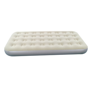 Colchón Inflable Individual 195x100x25cm con Superficie Aterciopelada, Colchoneta para Dormir al Aire Libre, Ligero, Portátil y Plegable - Product Image 3