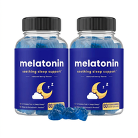 Complément alimentaire végétalien pour le sommeil Vitality Nutrition, mélatonine, vitamine B6, gommes pour adultes