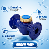 Compteur d'eau domestique en acier inoxydable, écologique et avancé, avec conception multi-jets