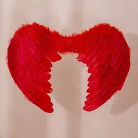 Ailes d'ange personnalisables avec de la pure plume Halo Dye-à motifs pour le défilé Costume Party Performance Holy Look