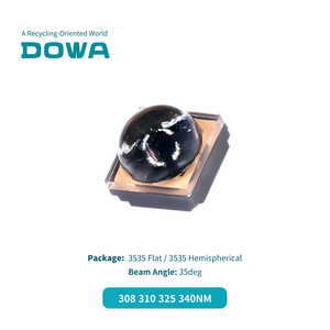 หลอดไฟ LED ยูวี <span class=keywords><strong>DOWA</strong></span> UVA 340nm 35 องศา กำลังกลาง แบบปิดผนึก SMD ปรับความสว่างได้ สำหรับการบ่มวัสดุ - Product Image 2