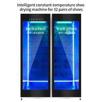 Ensemble professionnel de machines à laver les chaussures en acier inoxydable 304 avec sécheuse, capacité 32 paires, pour le lavage des baskets de sport et des chaussures décontractées