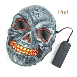 <span class=keywords><strong>Masque</strong></span> de Cosplay Fantôme pour Halloween <span class=keywords><strong>Masque</strong></span> Complet d'<span class=keywords><strong>Horreur</strong></span> LED Lumineux en Plastique pour <span class=keywords><strong>Adulte</strong></span> Couvre-chef Fête <span class=keywords><strong>Masque</strong></span> Clignotant - Product Image 5