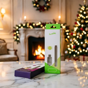 Boîtes en papier recyclé personnalisées de haute qualité avec estampage à chaud, impression quadricolore, boîte vide jetable de 2 g pour cartouche de 1 ml - Product Image 3