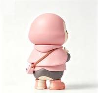 Figurine d'art personnalisée Pingouin en PVC et ABS, Statue de personnage de dessin animé, Fabrication OEM en Chine, Figurine personnalisée pour la vente en gros de produits de marque