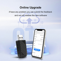 Adaptador Inalámbrico CarPlay Rhythm Mini 2 en 1, Android Auto Plug and Play, WiFi 5G, BT 5.2