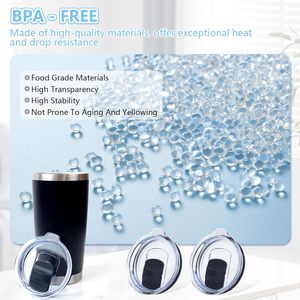 Coperchio Magnetico Scorrevole Antigoccia di Ricambio per Tumbler Yeti da 20 Oz, Tazza da 10-24 Oz, Bicchiere Lowball da 10 Oz - Product Image 5