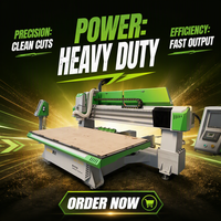 Routeur CNC à table mobile robuste 2513 avec vis à billes de précision 7,5 kW ATC pour le bois, l'acrylique et l'aluminium