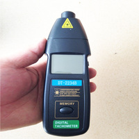 Tachometer Digital Fotoelektrik Pabrik 0.05% Tanpa Kontak Pengukur Kecepatan DT-2234B Motor Kipas Mesin Mesin Kustom